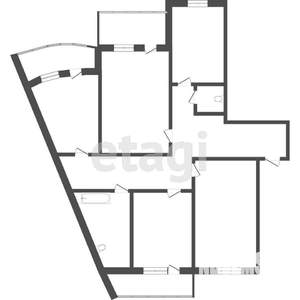 4-к квартира, вторичка, 117м2, 9/12 этаж