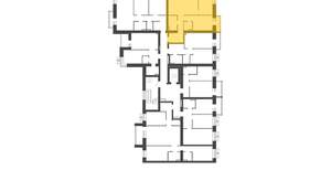 2-к квартира, вторичка, 60м2, 3/9 этаж