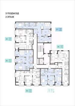 3-к квартира, вторичка, 80м2, 2/22 этаж
