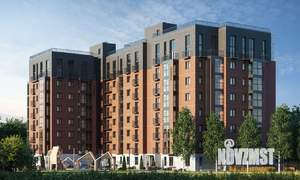 1-к квартира, строящийся дом, 44м2, 6/8 этаж