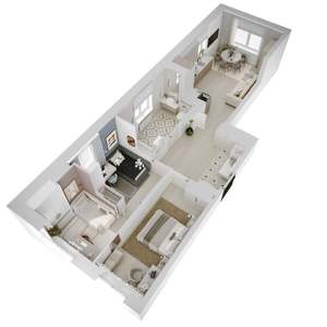 3-к квартира, вторичка, 67м2, 10/18 этаж
