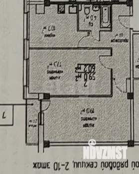 2-к квартира, вторичка, 59м2, 4/25 этаж