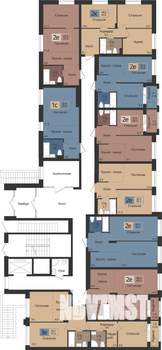 2-к квартира, вторичка, 45м2, 1/4 этаж