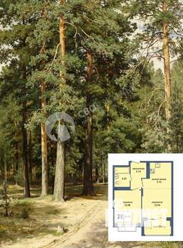 2-к квартира, строящийся дом, 47м2, 6/10 этаж