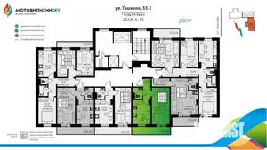 1-к квартира, вторичка, 36м2, 10/12 этаж