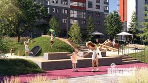 Студия квартира, строящийся дом, 65м2, 13/22 этаж