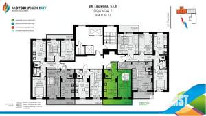 1-к квартира, вторичка, 36м2, 11/12 этаж