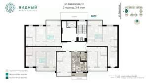 1-к квартира, вторичка, 25м2, 6/8 этаж