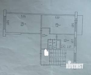 2-к квартира, вторичка, 47м2, 5/5 этаж