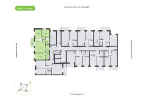 4-к квартира, вторичка, 82м2, 7/24 этаж