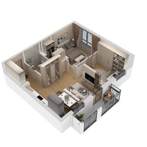 2-к квартира, вторичка, 55м2, 2/9 этаж