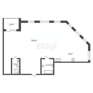 3-к квартира, вторичка, 108м2, 3/6 этаж