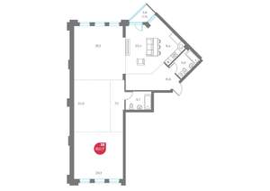 3-к квартира, вторичка, 151м2, 4/9 этаж
