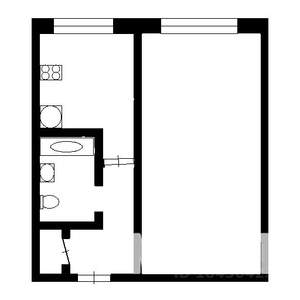 1-к квартира, вторичка, 31м2, 2/6 этаж