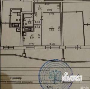 1-к квартира, вторичка, 38м2, 10/21 этаж