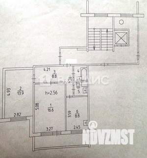 2-к квартира, вторичка, 53м2, 8/10 этаж