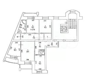 4-к квартира, вторичка, 124м2, 3/9 этаж