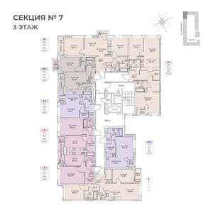 Студия квартира, строящийся дом, 36м2, 3/6 этаж