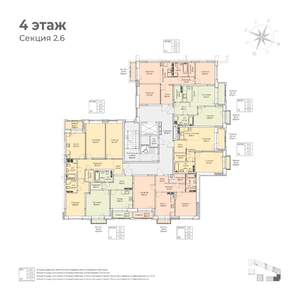 3-к квартира, вторичка, 57м2, 4/6 этаж