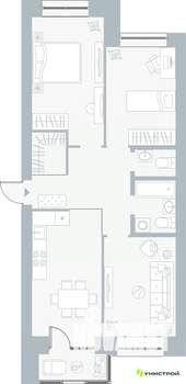 3-к квартира, вторичка, 75м2, 2/5 этаж