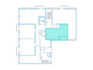 1-к квартира, вторичка, 39м2, 2/8 этаж