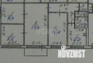 4-к квартира, вторичка, 61м2, 4/5 этаж