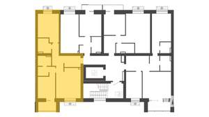 2-к квартира, вторичка, 65м2, 3/6 этаж