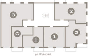 2-к квартира, вторичка, 56м2, 5/11 этаж