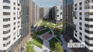 3-к квартира, строящийся дом, 61м2, 12/20 этаж
