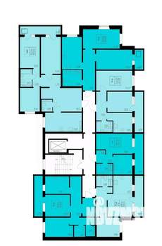 2-к квартира, строящийся дом, 40м2, 7/10 этаж