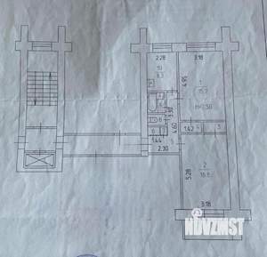 2-к квартира, вторичка, 53м2, 7/9 этаж