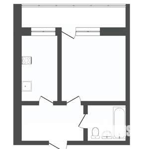 1-к квартира, вторичка, 41м2, 13/20 этаж
