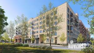 2-к квартира, строящийся дом, 43м2, 5/6 этаж