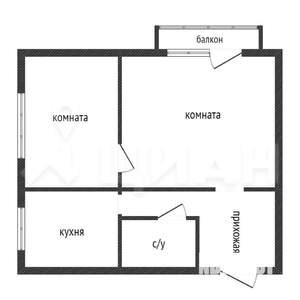 2-к квартира, вторичка, 41м2, 7/9 этаж
