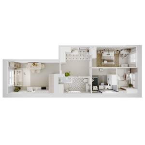 3-к квартира, вторичка, 67м2, 10/18 этаж