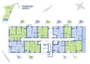 3-к квартира, вторичка, 69м2, 1/8 этаж