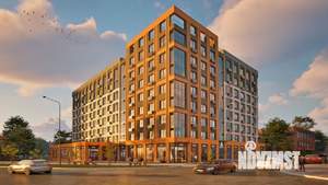 1-к квартира, строящийся дом, 34м2, 4/8 этаж