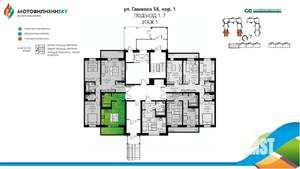 1-к квартира, вторичка, 24м2, 1/8 этаж