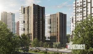 3-к квартира, строящийся дом, 53м2, 16/20 этаж