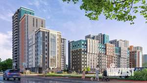 3-к квартира, строящийся дом, 78м2, 7/22 этаж