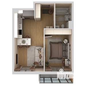 2-к квартира, вторичка, 41м2, 2/10 этаж