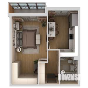 1-к квартира, вторичка, 42м2, 7/10 этаж