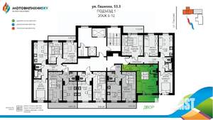 1-к квартира, вторичка, 31м2, 7/12 этаж