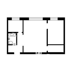 2-к квартира, вторичка, 48м2, 3/3 этаж
