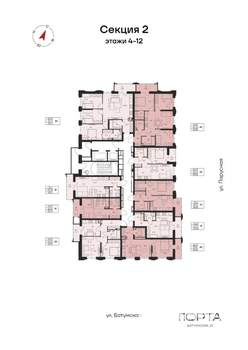 1-к квартира, вторичка, 39м2, 7/22 этаж