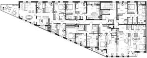 3-к квартира, строящийся дом, 71м2, 2/6 этаж