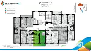 1-к квартира, вторичка, 34м2, 12/12 этаж