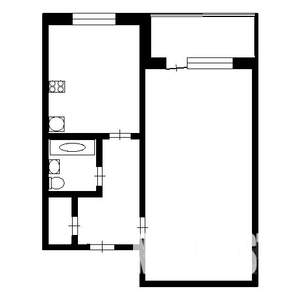 1-к квартира, вторичка, 33м2, 6/12 этаж