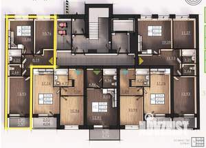 2-к квартира, вторичка, 53м2, 1/4 этаж