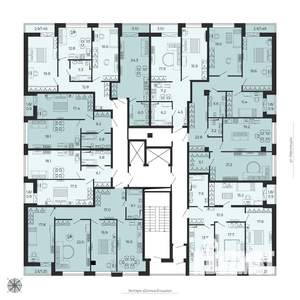 4-к квартира, сданный дом, 129м2, 7/25 этаж